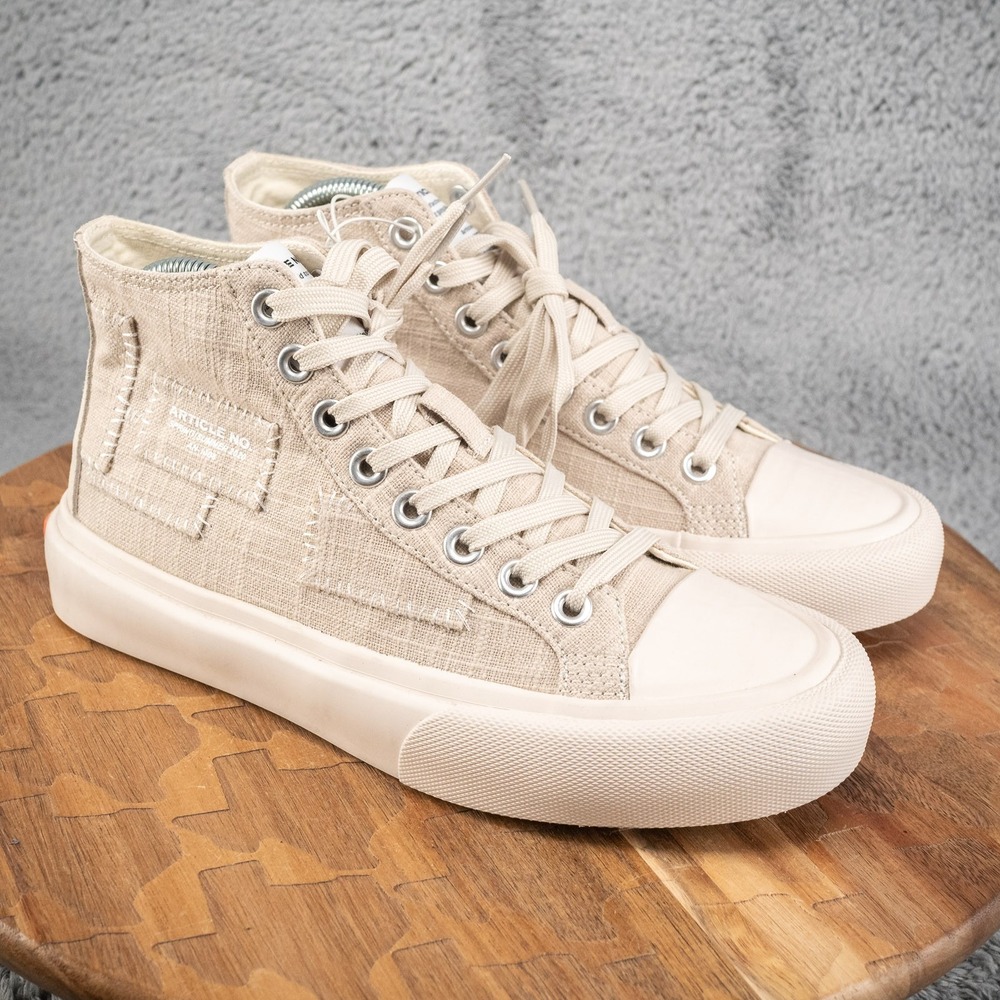 Article No. 1008 Linen Canvas Sneakers Hi-Top Trainers‎ Men's 4.5 Wmns 6 $195
